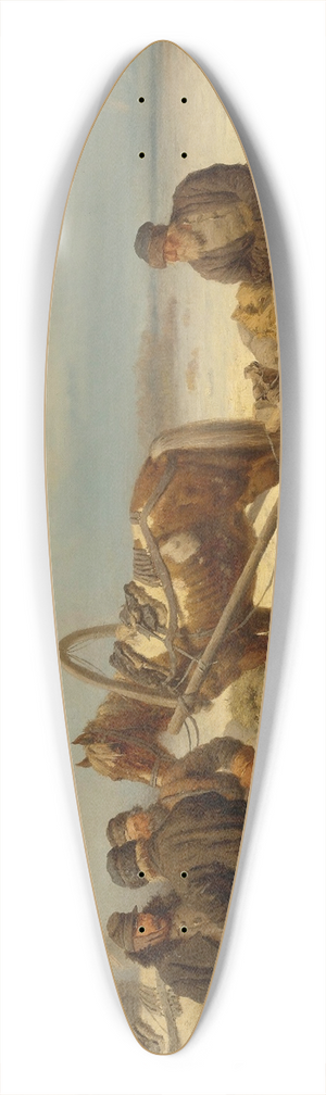 Petr Petrovich Sokolov - At The Gates 39.3 inch art pintail longboard deck