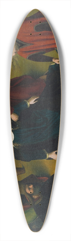 Petrus Christus - The Lamentation 39.3 inch art pintail longboard deck