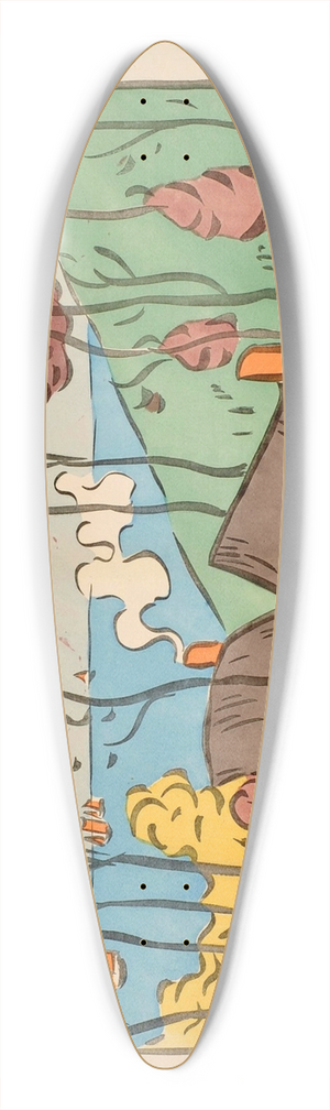 Philibert-Paul Charbonnier - Salon des Cent 39.3 inch art pintail longboard deck