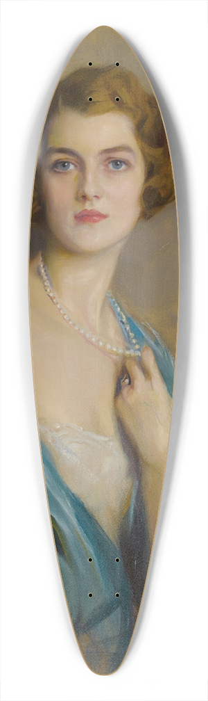 Philip Alexius de Lszl - Mrs. WilliamBurden, A. M. (ne Margaret Livingston Partridge) 39.3 inch art pintail longboard deck