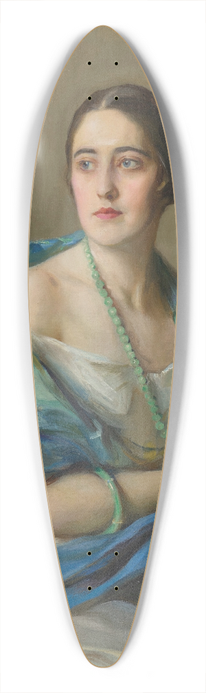 Philip Alexius de Lszl - Portrait of a Lady 39.3 inch art pintail longboard deck