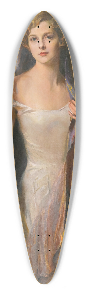Philip Alexius de Lszl - Portrait Of EdithHope Iselin 39.3 inch art pintail longboard deck Philip Alexius de Lszl - Portrait Of EdithHope Iselin 39.3 inch art pintail longboard deck