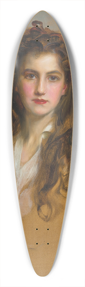 Philip Alexius de Lszl - Portrait of Princess Nina Georgievna (1901-1974) 39.3 inch art pintail longboard deck Philip Alexius de Lszl - Portrait of Princess Nina Georgievna (1901-1974) 39.3 inch art pintail longboard deck