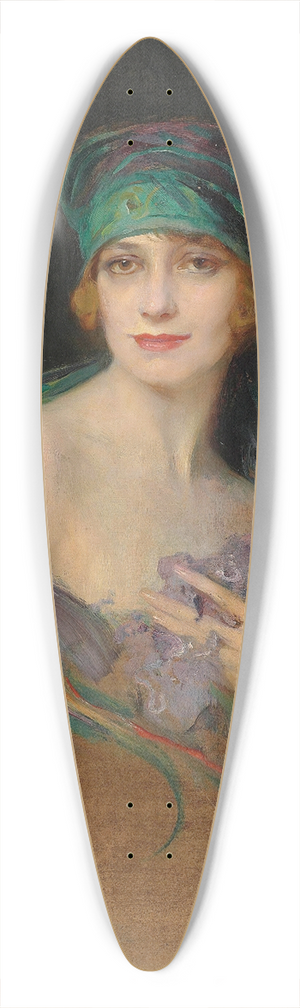 Philip Alexius de Lszl - Portrait Of Princess Ruspoli, Duchess De Gramont 39.3 inch art pintail longboard deck Philip Alexius de Lszl - Portrait Of Princess Ruspoli, Duchess De Gramont 39.3 inch art pintail longboard deck