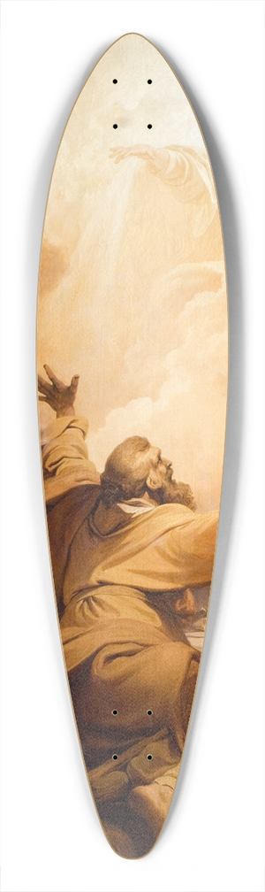 Philip James de Loutherbourg - Christ Appearing To The Disciples At Emmaus 39.3 inch art pintail longboard deck