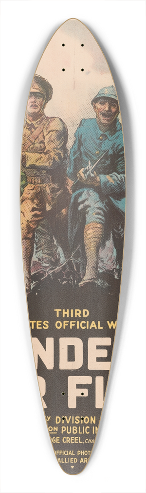 Philip Martiny - Under four flags 39.3 inch art pintail longboard deck