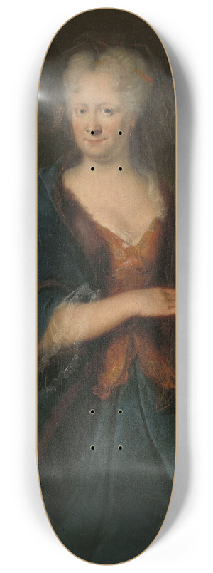 Cornelis Troost - Portrait of Louise Christina Trip, wife of Gerrit Sichterman 8.25 inch art skate deck
