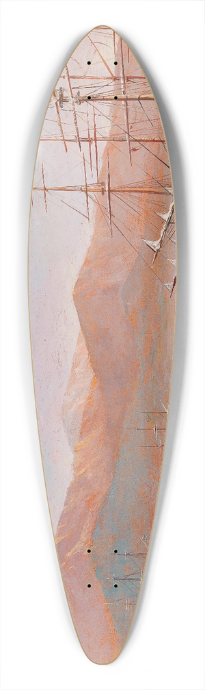 Philip Philippovich Klimenko - Motif Of A Crimean Port 39.3 inch art pintail longboard deck