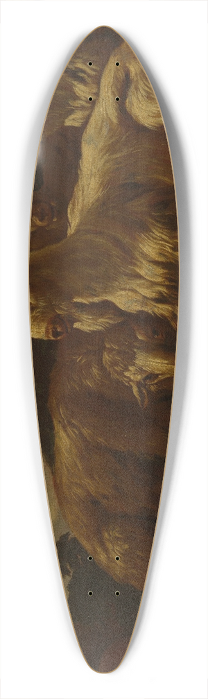 Philipp Peter Roos - Gruppe von Ziegen und Schafen mit einem Hirt 39.3 inch art pintail longboard deck