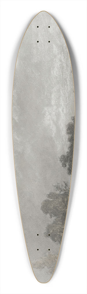 Philipp Rth - Wiesenlandschaft mit trinkender Herde 39.3 inch art pintail longboard deck