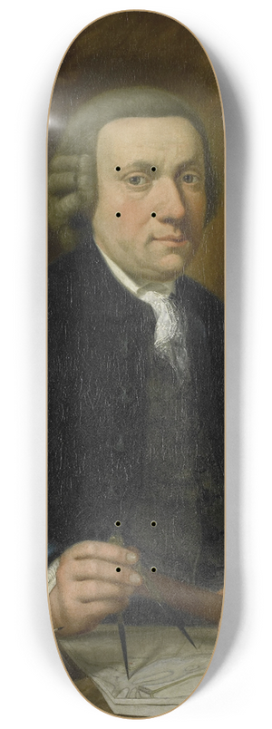 Cornelis Van Cuylenburgh II - Portrait of Barend Goudriaan Ariesz. 8.25 inch art skate deck