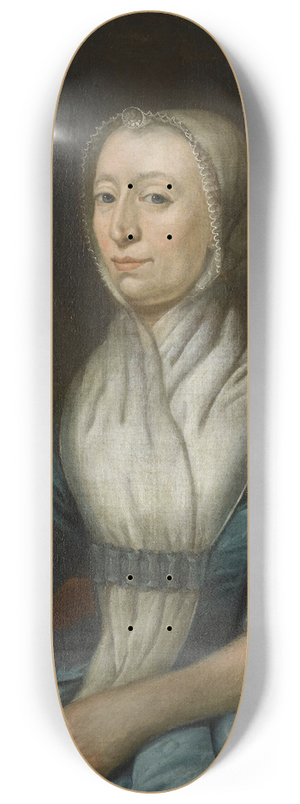 Cornelis Van Cuylenburgh II - Portrait of Eva Goudriaan-de Veer 8.25 inch art skate deck