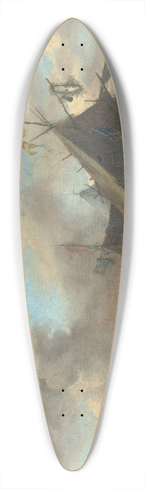 Philips Wouwerman - Army Camp 39.3 inch art pintail longboard deck