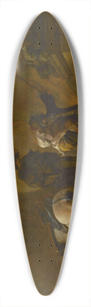 Philips Wouwerman - Travellers in a cave 39.3 inch art pintail longboard deck