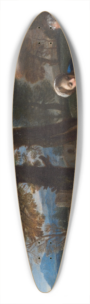 Pier Francesco Mola - The Rest on the Flight into Egypt 39.3 inch art pintail longboard deck
