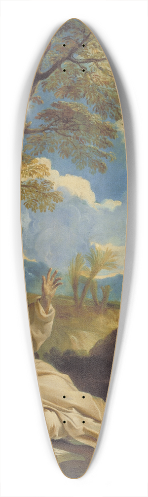 Pier Francesco Mola - The Vision of Saint Bruno 39.3 inch art pintail longboard deck