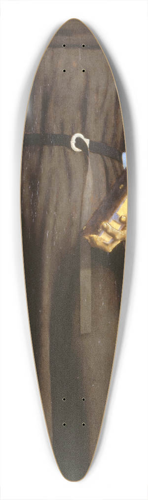 Piero Della Francesca - Saint Nicholas of Tolentino 39.3 inch art pintail longboard deck