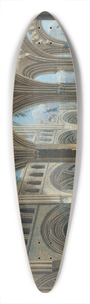 Pierre-Antoine Demachy - Dmolition de lglise Saint-Jean-en-Grve, en 1800 39.3 inch art pintail longboard deck