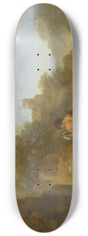 Cornelis Van Poelenburch - Bathing Men 8.25 inch art skate deck