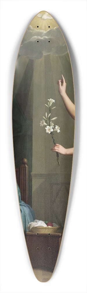Pierre-Auguste Pichon - Annunciazione 39.3 inch art pintail longboard deck