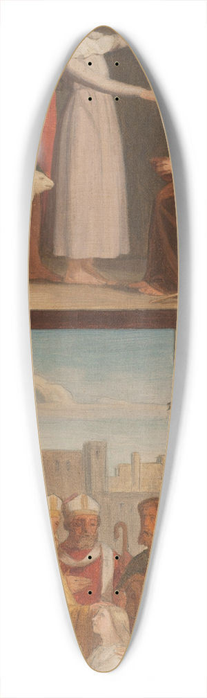 Pierre-Auguste Pichon - Sainte Genevive gurit sa mre aveugle. Saint Germain dAuxerre et saint Loup prdisent aux parents de Sainte Genevive la destine de leur fille 39.3 inch art pintail longboard deck Pierre-Auguste Pichon - Sainte Genevive gurit sa mre aveugle. Saint Germain dAuxerre et saint Loup prdisent aux parents de Sainte Genevive la destine de leur fille 39.3 inch art pintail longboard deck