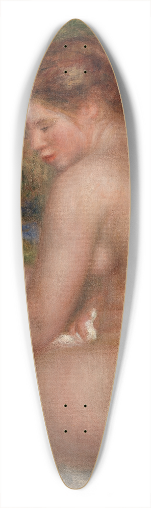Pierre-Auguste Renoir - Bather in Three-Quarter View (Baigneuse vue de trois quarts) 39.3 inch art pintail longboard deck