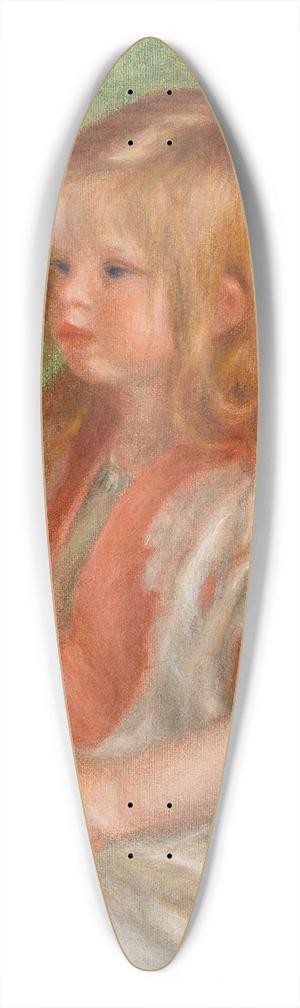 Pierre-Auguste Renoir - Claude Renoir 39.3 inch art pintail longboard deck