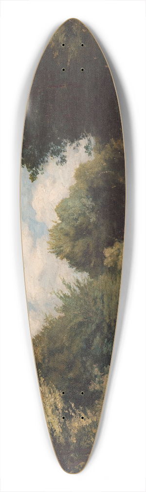 Pierre-Auguste Renoir - Clearing in the Woods 39.3 inch art pintail longboard deck