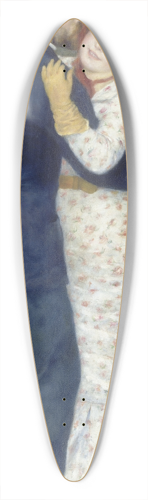 Pierre-Auguste Renoir - Country Dance 39.3 inch art pintail longboard deck