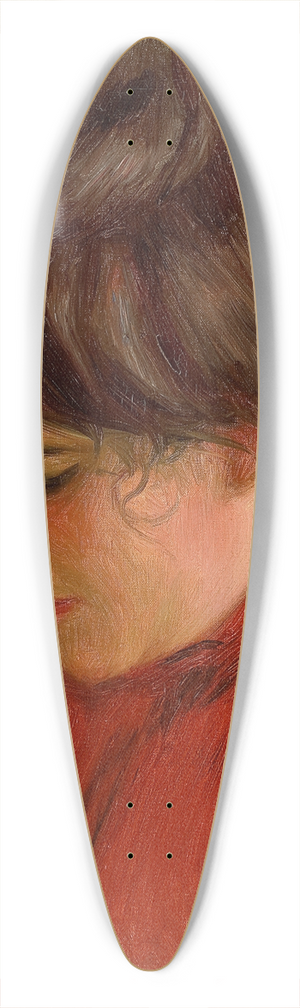 Pierre-Auguste Renoir - Gabrielle en Rouge 39.3 inch art pintail longboard deck