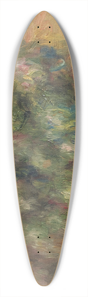 Pierre-Auguste Renoir - Landscape 39.3 inch art pintail longboard deck