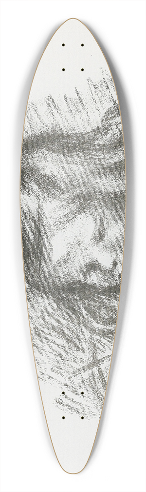 Pierre-Auguste Renoir - Le petit garon au porte-plume (Claude Renoir crivant) 39.3 inch art pintail longboard deck