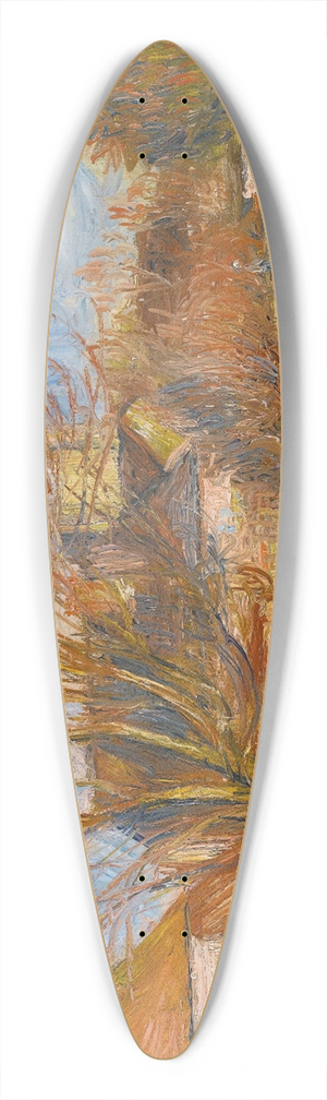 Pierre-Auguste Renoir - Lglise  Essoyes 39.3 inch art pintail longboard deck