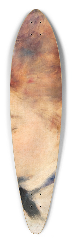 Pierre-Auguste Renoir - Portrait of a Woman 39.3 inch art pintail longboard deck