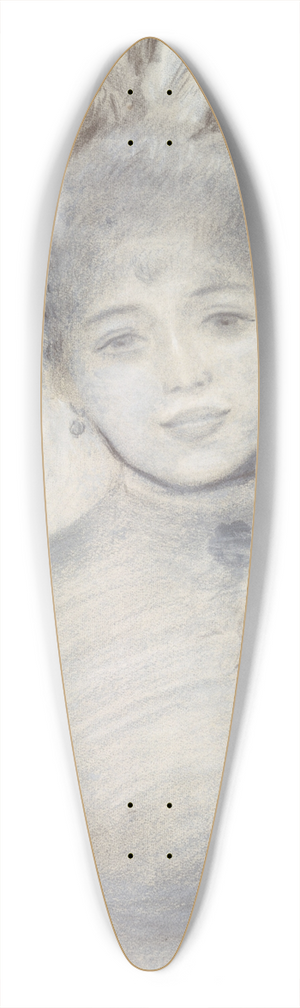 Pierre-Auguste Renoir - Portrait of Sverine 39.3 inch art pintail longboard deck