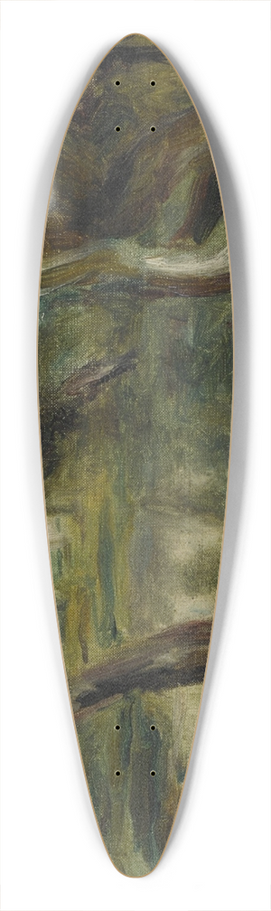 Pierre-Auguste Renoir - Saule au bord dune mare 39.3 inch art pintail longboard deck