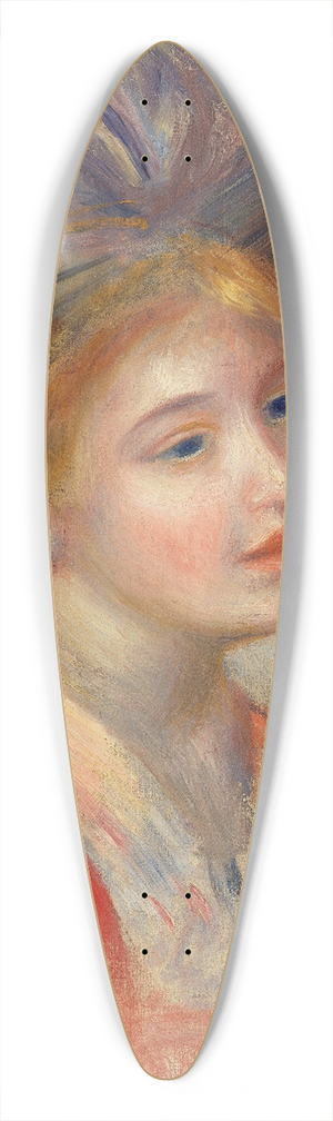 Pierre-Auguste Renoir - Study of Girls Heads (tude de ttes de jeunes filles) 39.3 inch art pintail longboard deck