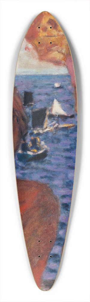 Pierre Bonnard - Conversation  Arcachon 39.3 inch art pintail longboard deck