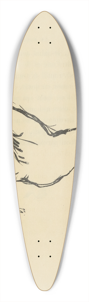 Pierre Bonnard - Histoires naturelles Pl 03 39.3 inch art pintail longboard deck