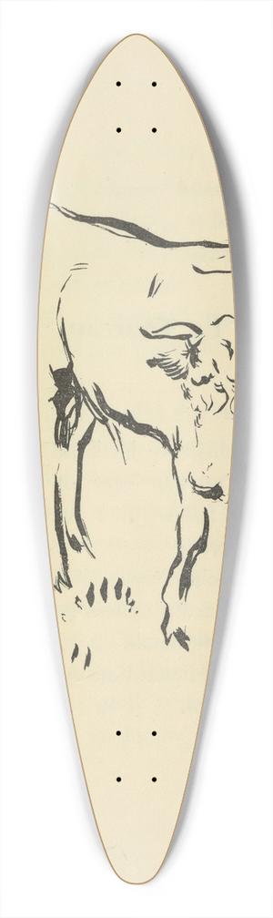 Pierre Bonnard - Histoires naturelles Pl 20 39.3 inch art pintail longboard deck