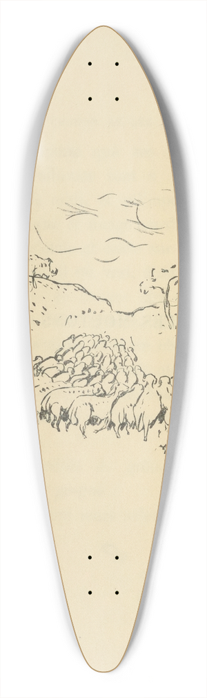 Pierre Bonnard - Histoires naturelles Pl 24 39.3 inch art pintail longboard deck