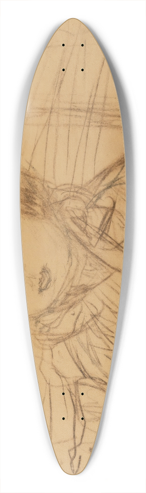 Pierre Bonnard - Isabelle Lecomte du Nouy enfant 39.3 inch art pintail longboard deck