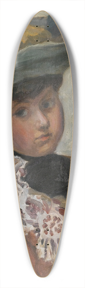 Pierre Bonnard - Portrait de Jeune Femme Or Le Chapeau 39.3 inch art pintail longboard deck