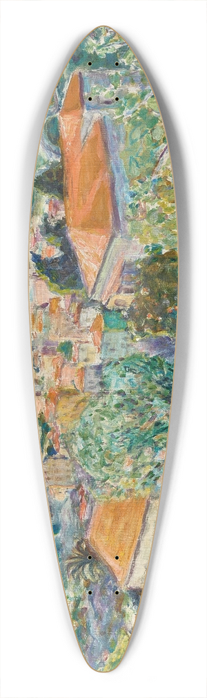 Pierre Bonnard - Vue de Cannet 39.3 inch art pintail longboard deck