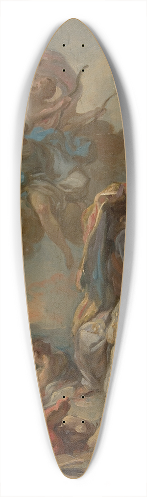 Pierre Charles Jombert - The Punishment of the Arrogant Niobe by Diana and Apollo 39.3 inch art pintail longboard deck