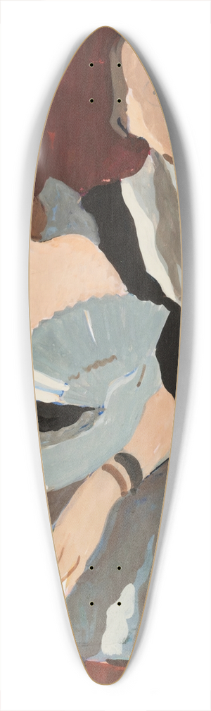 Pierre de Belay - La Loge 39.3 inch art pintail longboard deck