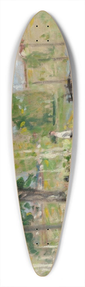 Pierre-Eugne Montzin - Peniches  Saint-Mamms 39.3 inch art pintail longboard deck