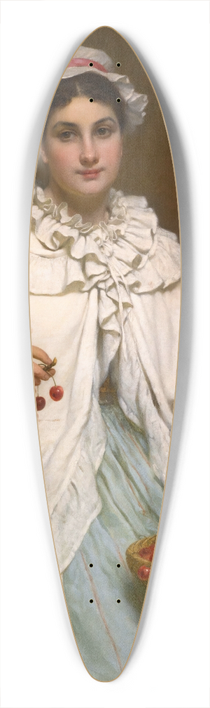 Pierre Louis Bouchard - La cueilleuse de cerises 39.3 inch art pintail longboard deck