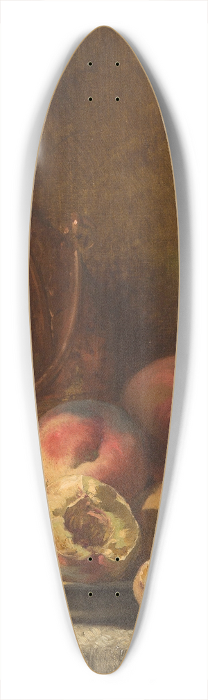 Pierre-Marie Beyle - Still life with vessel and peaches 39.3 inch art pintail longboard deck