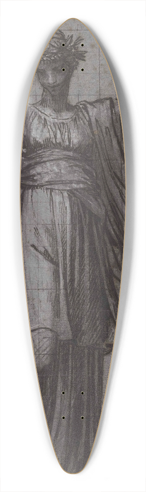 Pierre-Paul Prud'hon - Figure allgorique 39.3 inch art pintail longboard deck